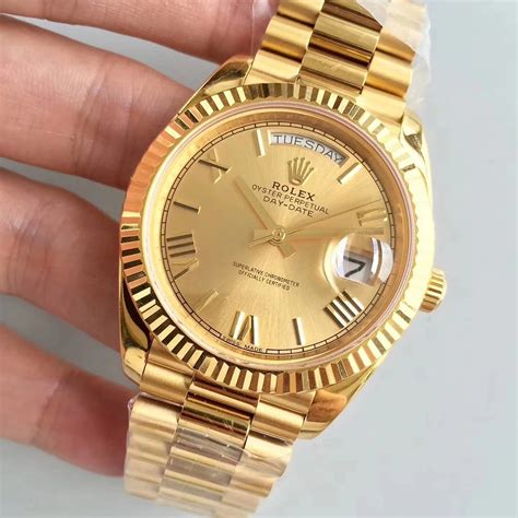 replica rolex gold|rolex knockoff watches day date.